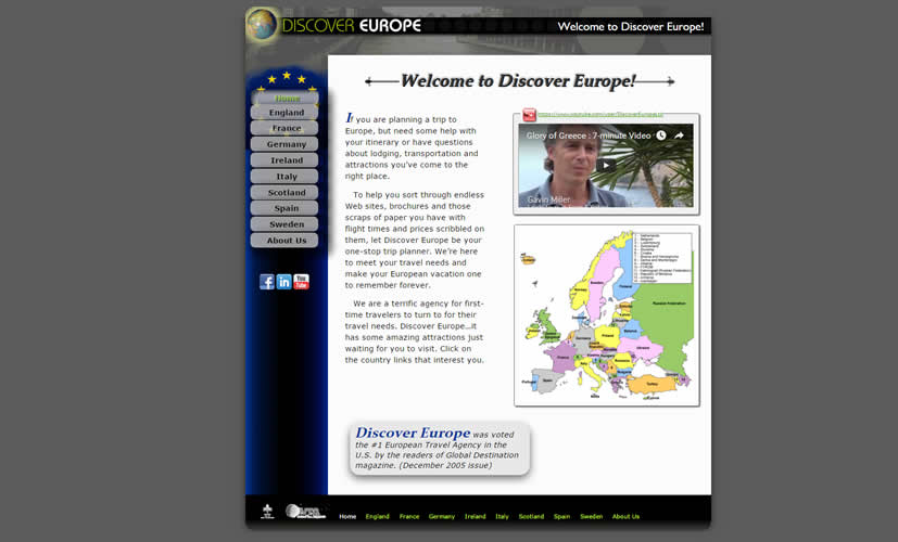 Discover Europe Travel Site